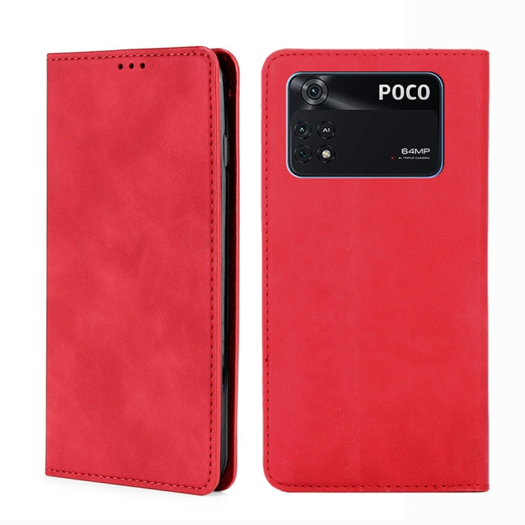 Skin Feel Magnetic Flip Leather Phone Case, For Xiaomi Poco M4 Pro, For Xiaomi Poco X4 Pro 5G, For Xiaomi Redmi K50 / K50 Pro, For Xiaomi Redmi K50 Gaming, For Xiaomi Redmi Note 11 Global / Note 11S, For Xiaomi Redmi Note 11 Pro 4G/5G Global           ...