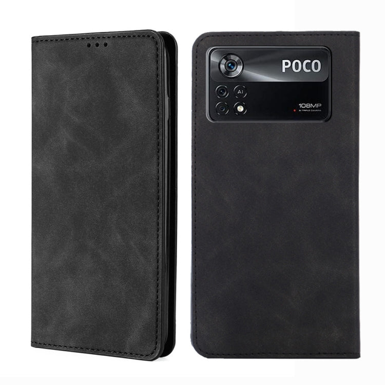 Skin Feel Magnetic Flip Leather Phone Case, For Xiaomi Poco M4 Pro, For Xiaomi Poco X4 Pro 5G, For Xiaomi Redmi K50 / K50 Pro, For Xiaomi Redmi K50 Gaming, For Xiaomi Redmi Note 11 Global / Note 11S, For Xiaomi Redmi Note 11 Pro 4G/5G Global           ...