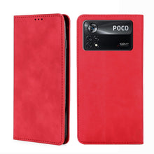Load image into Gallery viewer, Skin Feel Magnetic Flip Leather Phone Case, For Xiaomi Poco M4 Pro, For Xiaomi Poco X4 Pro 5G, For Xiaomi Redmi K50 / K50 Pro, For Xiaomi Redmi K50 Gaming, For Xiaomi Redmi Note 11 Global / Note 11S, For Xiaomi Redmi Note 11 Pro 4G/5G Global           ...