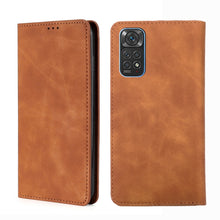 Load image into Gallery viewer, Skin Feel Magnetic Flip Leather Phone Case, For Xiaomi Poco M4 Pro, For Xiaomi Poco X4 Pro 5G, For Xiaomi Redmi K50 / K50 Pro, For Xiaomi Redmi K50 Gaming, For Xiaomi Redmi Note 11 Global / Note 11S, For Xiaomi Redmi Note 11 Pro 4G/5G Global           ...
