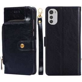 Zipper Bag Leather Phone Case, For Motorola Moto E32, For OPPO A36/A76 4G Global, For OPPO A57 5G 2022/Realme Q5i, For Motorola Moto G22, For OPPO A95 5G, For Motorola Moto G52 4G/Moto G82 5G, For OPPO Find X5 Pro, For OPPO K10 5G, For OPPO K10 Pro 5G ...