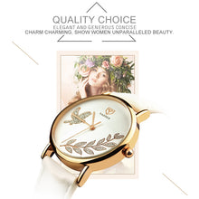 Load image into Gallery viewer, YAZOLE 360 Leather Band Dove of Peace Diamond Lady Watch