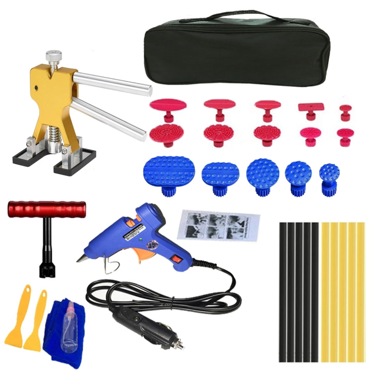 32 in 1 12V Car Cigarette Lighter Plug Paintless Dent Puller, 32 in 1 T-bar