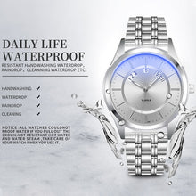 Load image into Gallery viewer, YAZOLE 513 Steel Band Calendar Waterproof Quartz Watch