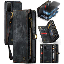 Load image into Gallery viewer, CaseMe Detachable Multifunctional Horizontal Flip Leather Case, with Card Slot &amp; Holder &amp; Zipper Wallet &amp; Photo Frame, For Samsung Galaxy S20 Ultra, For Samsung Galaxy S20 Plus, For Samsung Galaxy S20