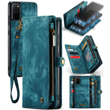 Load image into Gallery viewer, CaseMe Detachable Multifunctional Horizontal Flip Leather Case, with Card Slot &amp; Holder &amp; Zipper Wallet &amp; Photo Frame, For Samsung Galaxy S20 Ultra, For Samsung Galaxy S20 Plus, For Samsung Galaxy S20