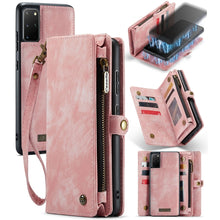 Load image into Gallery viewer, CaseMe Detachable Multifunctional Horizontal Flip Leather Case, with Card Slot &amp; Holder &amp; Zipper Wallet &amp; Photo Frame, For Samsung Galaxy S20 Ultra, For Samsung Galaxy S20 Plus, For Samsung Galaxy S20