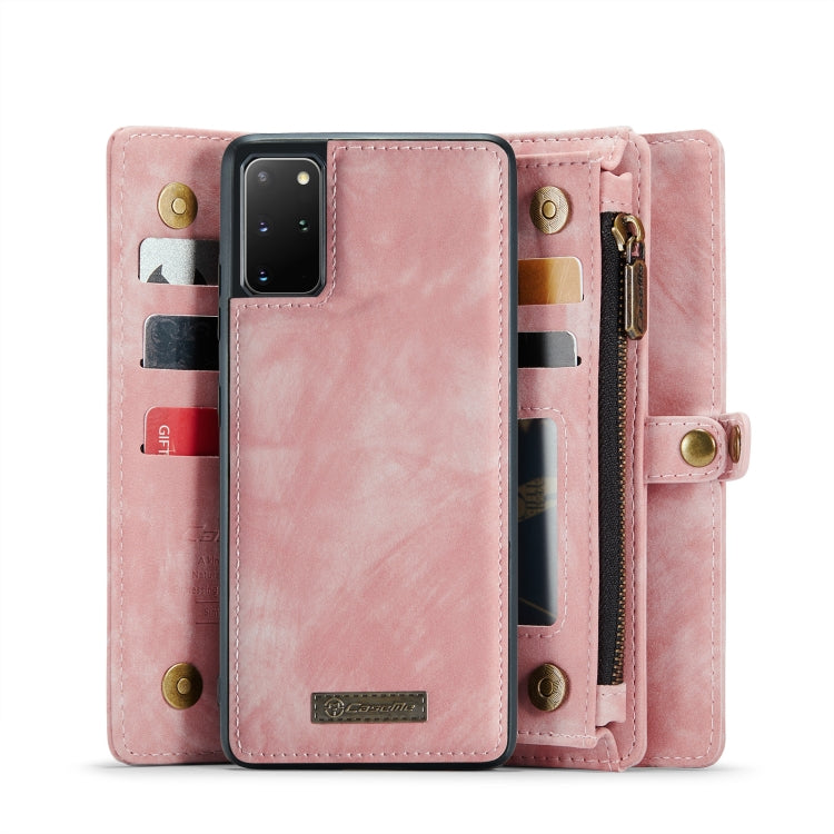 CaseMe Detachable Multifunctional Horizontal Flip Leather Case, with Card Slot & Holder & Zipper Wallet & Photo Frame, For Samsung Galaxy S20 Ultra, For Samsung Galaxy S20 Plus, For Samsung Galaxy S20