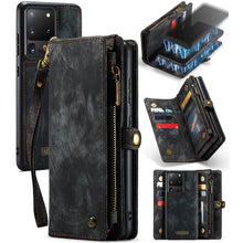 Load image into Gallery viewer, CaseMe Detachable Multifunctional Horizontal Flip Leather Case, with Card Slot &amp; Holder &amp; Zipper Wallet &amp; Photo Frame, For Samsung Galaxy S20 Ultra, For Samsung Galaxy S20 Plus, For Samsung Galaxy S20