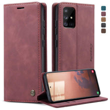 Load image into Gallery viewer, CaseMe Multifunctional Horizontal Flip Leather Case, with Card Slot &amp; Holder &amp; Wallet, For Galaxy A51, For Galaxy A71, For Galaxy A81 / Note 10 Lite, For Galaxy A91 / S10 Lite, For Galaxy S20, For Galaxy S20 Plus, For Galaxy S20 Ultra