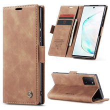 Load image into Gallery viewer, CaseMe Multifunctional Horizontal Flip Leather Case, with Card Slot &amp; Holder &amp; Wallet, For Galaxy A51, For Galaxy A71, For Galaxy A81 / Note 10 Lite, For Galaxy A91 / S10 Lite, For Galaxy S20, For Galaxy S20 Plus, For Galaxy S20 Ultra