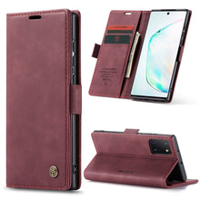 Load image into Gallery viewer, CaseMe Multifunctional Horizontal Flip Leather Case, with Card Slot &amp; Holder &amp; Wallet, For Galaxy A51, For Galaxy A71, For Galaxy A81 / Note 10 Lite, For Galaxy A91 / S10 Lite, For Galaxy S20, For Galaxy S20 Plus, For Galaxy S20 Ultra