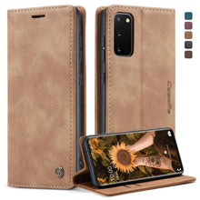 Load image into Gallery viewer, CaseMe Multifunctional Horizontal Flip Leather Case, with Card Slot &amp; Holder &amp; Wallet, For Galaxy A51, For Galaxy A71, For Galaxy A81 / Note 10 Lite, For Galaxy A91 / S10 Lite, For Galaxy S20, For Galaxy S20 Plus, For Galaxy S20 Ultra
