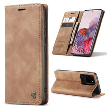 Load image into Gallery viewer, CaseMe Multifunctional Horizontal Flip Leather Case, with Card Slot &amp; Holder &amp; Wallet, For Galaxy A51, For Galaxy A71, For Galaxy A81 / Note 10 Lite, For Galaxy A91 / S10 Lite, For Galaxy S20, For Galaxy S20 Plus, For Galaxy S20 Ultra