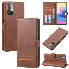 Load image into Gallery viewer, Classic Wallet Flip Leather Phone Case, For Xiaomi Redmi K50 / K50 Pro, For Xiaomi Redmi Note 8, For Xiaomi Redmi Note 8 Pro, For Xiaomi Redmi Note 9 4G Global, For Xiaomi Redmi Note 9S / 9 Pro, For Xiaomi Redmi Note 9T / 9 5G, For Xiaomi Redmi Note 10...