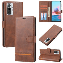 Load image into Gallery viewer, Classic Wallet Flip Leather Phone Case, For Xiaomi Redmi K50 / K50 Pro, For Xiaomi Redmi Note 8, For Xiaomi Redmi Note 8 Pro, For Xiaomi Redmi Note 9 4G Global, For Xiaomi Redmi Note 9S / 9 Pro, For Xiaomi Redmi Note 9T / 9 5G, For Xiaomi Redmi Note 10...