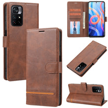 Load image into Gallery viewer, Classic Wallet Flip Leather Phone Case, For Xiaomi Redmi Note 11 5G / Poco M4 Pro 5G, For Xiaomi Redmi Note 11 Pro, For Xiaomi Poco X3 GT/Redmi Note 10 Pro 5G CN, For Xiaomi Mi 11, For Xiaomi Mi 11 Lite, For Xiaomi 11T / 11T Pro, For Xiaomi 12         ...