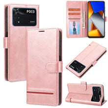 Load image into Gallery viewer, Classic Wallet Flip Leather Phone Case, For Xiaomi Poco F3 / K40 / K40 Pro, For Xiaomi Poco M4 Pro 4G, For Xiaomi Poco X3 NFC, For Xiaomi Poco X4 Pro 5G