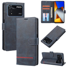 Load image into Gallery viewer, Classic Wallet Flip Leather Phone Case, For Xiaomi Poco F3 / K40 / K40 Pro, For Xiaomi Poco M4 Pro 4G, For Xiaomi Poco X3 NFC, For Xiaomi Poco X4 Pro 5G
