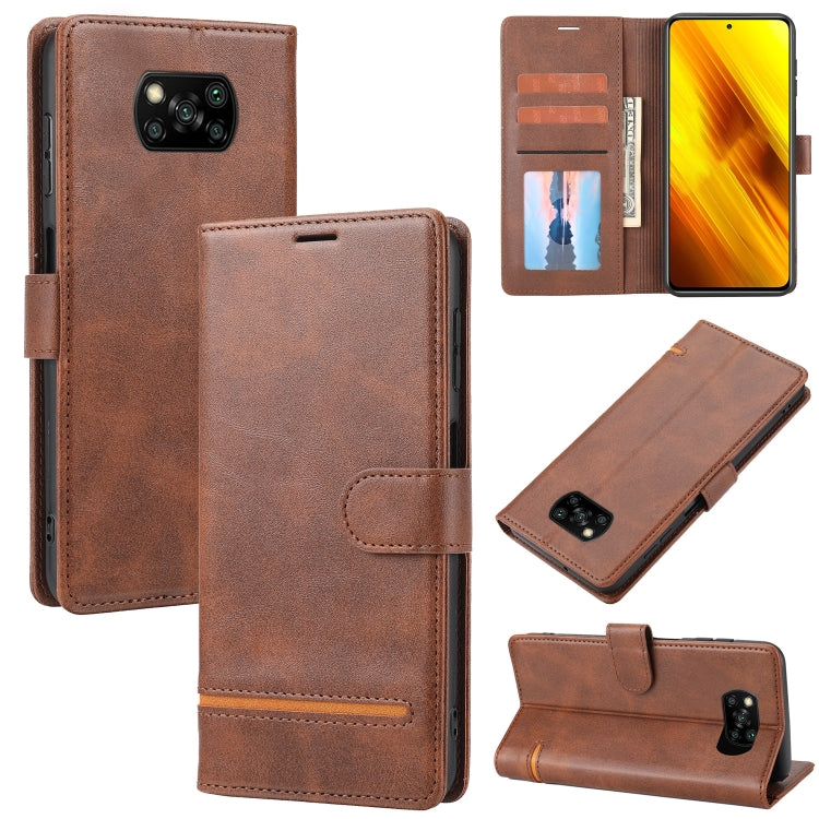 Classic Wallet Flip Leather Phone Case, For Xiaomi Poco F3 / K40 / K40 Pro, For Xiaomi Poco M4 Pro 4G, For Xiaomi Poco X3 NFC, For Xiaomi Poco X4 Pro 5G