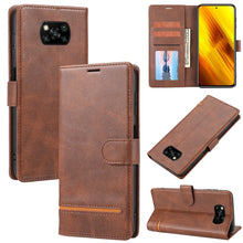 Load image into Gallery viewer, Classic Wallet Flip Leather Phone Case, For Xiaomi Poco F3 / K40 / K40 Pro, For Xiaomi Poco M4 Pro 4G, For Xiaomi Poco X3 NFC, For Xiaomi Poco X4 Pro 5G