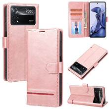 Load image into Gallery viewer, Classic Wallet Flip Leather Phone Case, For Xiaomi Poco F3 / K40 / K40 Pro, For Xiaomi Poco M4 Pro 4G, For Xiaomi Poco X3 NFC, For Xiaomi Poco X4 Pro 5G
