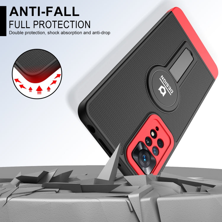 Small Tail Holder TPU+PC Phone Case, For Xiaomi Redmi Note 11 4G 2022 / Note 11S