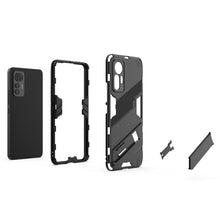 Load image into Gallery viewer, Punk Armor PC + TPU Phone Case with Holder, For Xiaomi 12 Lite