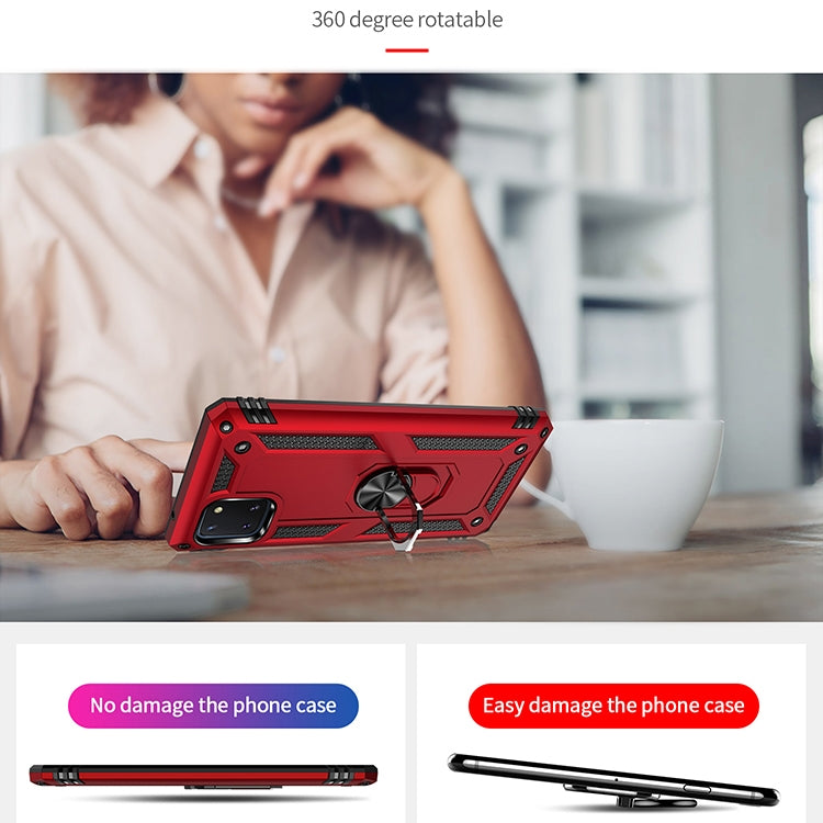 Shockproof TPU + PC Protective Case with 360 Degree Rotating Holder, For Galaxy A81 / Note 10 Lite, For Galaxy A91 / S10 Lite