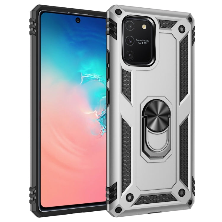 Shockproof TPU + PC Protective Case with 360 Degree Rotating Holder, For Galaxy A81 / Note 10 Lite, For Galaxy A91 / S10 Lite