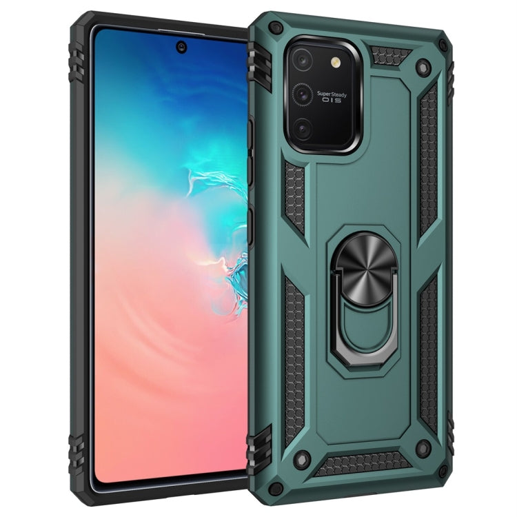 Shockproof TPU + PC Protective Case with 360 Degree Rotating Holder, For Galaxy A81 / Note 10 Lite, For Galaxy A91 / S10 Lite