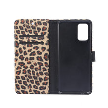 Load image into Gallery viewer, Leopard Pattern Horizontal Flip Leather Case with Holder &amp; Card Slots, For Galaxy S20