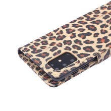 Load image into Gallery viewer, Leopard Pattern Horizontal Flip Leather Case with Holder &amp; Card Slots