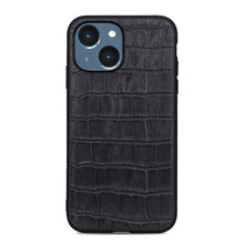 Load image into Gallery viewer, Crocodile Texture Genuine Leather Phone Case, For iPhone 14, For iPhone 14 Plus, For iPhone 14 Pro, For iPhone 14 Pro Max
