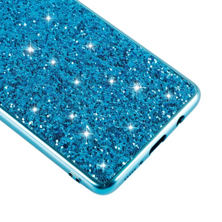 Plating Glittery Powder Shockproof TPU Protective Case, For Samsung Galaxy A51, For Samsung Galaxy S20, For Samsung Galaxy S20+