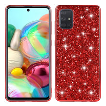 Load image into Gallery viewer, Plating Glittery Powder Shockproof TPU Protective Case, For Samsung Galaxy A51, For Samsung Galaxy S20, For Samsung Galaxy S20+