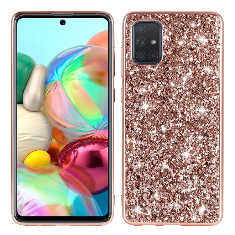 Plating Glittery Powder Shockproof TPU Protective Case