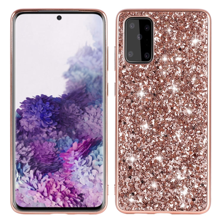 Plating Glittery Powder Shockproof TPU Protective Case