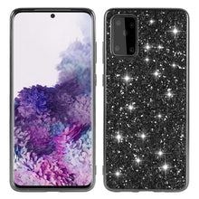 Load image into Gallery viewer, Plating Glittery Powder Shockproof TPU Protective Case, For Samsung Galaxy A51, For Samsung Galaxy S20, For Samsung Galaxy S20+