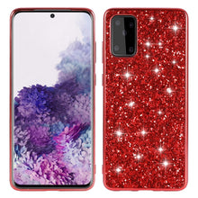 Load image into Gallery viewer, Plating Glittery Powder Shockproof TPU Protective Case, For Samsung Galaxy A51, For Samsung Galaxy S20, For Samsung Galaxy S20+