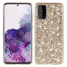 Load image into Gallery viewer, Plating Glittery Powder Shockproof TPU Protective Case, For Samsung Galaxy A51, For Samsung Galaxy S20, For Samsung Galaxy S20+