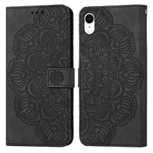 Load image into Gallery viewer, Mandala Embossed Flip Leather Phone Case, For iPhone 11 Pro Max, For iPhone X / XS, For iPhone XR, For iPhone XS Max, For iPhone SE 2022 / 2020 / 8 / 7, For iPhone 7 Plus / 8 Plus