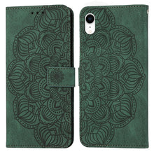 Load image into Gallery viewer, Mandala Embossed Flip Leather Phone Case, For iPhone 11 Pro Max, For iPhone X / XS, For iPhone XR, For iPhone XS Max, For iPhone SE 2022 / 2020 / 8 / 7, For iPhone 7 Plus / 8 Plus