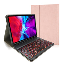 Load image into Gallery viewer, Cloth Texture Detachable Magnetic Bluetooth Keyboard Horizontal Flip Leather Case for iPad Pro 11 2020 / 2018 with Holder &amp; Pen Slot, RK11, RK11D Backlight