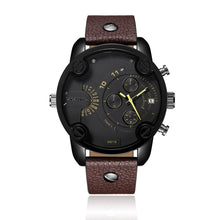 Load image into Gallery viewer, CAGARNY 6819 Multifunctional Dual Time Zone Quartz Business Sport Watch for Men