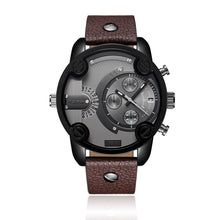 Load image into Gallery viewer, CAGARNY 6819 Multifunctional Dual Time Zone Quartz Business Sport Watch for Men
