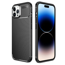 Load image into Gallery viewer, Carbon Fiber Texture TPU Phone Case, For iPhone 14 Pro Max, For iPhone 14, For iPhone 14 Plus