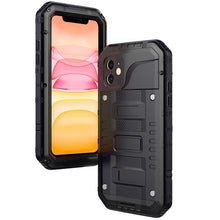 Load image into Gallery viewer, Dustproof Shockproof Waterproof Silicone + Metal Protective Case, For iPhone 11, For iPhone 11 Pro Max, For iPhone 11 Pro