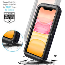 Load image into Gallery viewer, Dustproof Shockproof Waterproof Silicone + Metal Protective Case, For iPhone 11, For iPhone 11 Pro Max, For iPhone 11 Pro