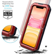 Load image into Gallery viewer, Dustproof Shockproof Waterproof Silicone + Metal Protective Case, For iPhone 11, For iPhone 11 Pro Max, For iPhone 11 Pro